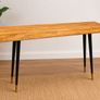 Solid Beech Console Table Image 4