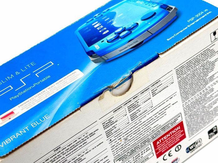 Sony PSP Console in Vibrant Blue - Boxed and Minty