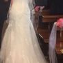 Wedding dress & accessories  - size 10 Image 3