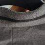Men's H&M Grey Blazer with Black Trim around Collar Size 40R Super Skinny Fit New with Tags Image 3