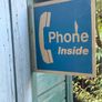 Vintage Phone Inside 30 X 30cm Sign Image 4