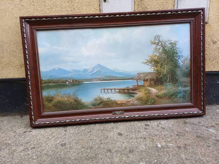 Vintage Picture "Connemara Lake"