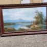 Vintage Picture "Connemara Lake" Image 2
