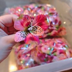 pink and green artificial flower faux silk flowers wholesale
