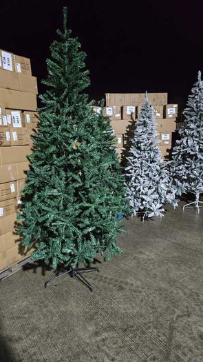 Christmas tree 6ft 7ft 8ft 180cm 210cm 240cm green and white