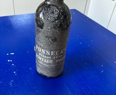 Port bottle old empty. Complete with 50 years of dust