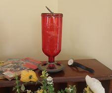 Humming bird feeder