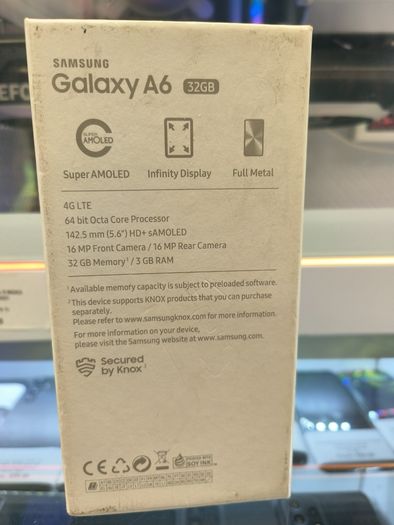 Samsung Galaxy A6 (2018) 32GB Black, Unlocked Like New