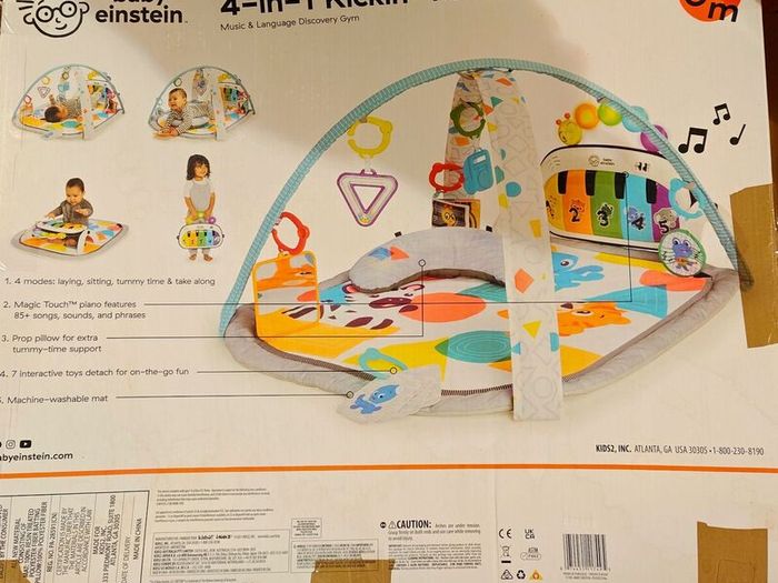 Baby Einstein 4-in-1 Kickin' Tunes Music and Language Discovery Baby Gym