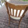 leather cream chair Image 8