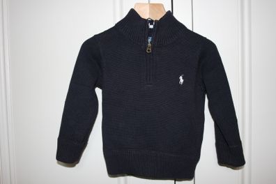 Ralph Lauren Polo Navy Half Zipped Jumper Age 18 Months