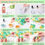 Resin Kits for Beginners, 218PCS Epoxy Resin Kit, Silicone Letter Moulds with Pigments, Sequins, Gold Leaf, Keychain,Tassels, for DIY Keyring/Jewelry Making Image 3