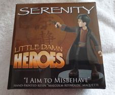 Very Rare Serenity Little Damn Heroes Malcolm Reynolds Firefly QMX Maquette Hand Painted