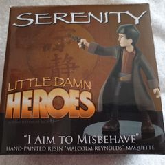 Very Rare Serenity Little Damn Heroes Malcolm Reynolds Firefly QMX Maquette Hand Painted