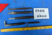5 Metal Chisels / Punches