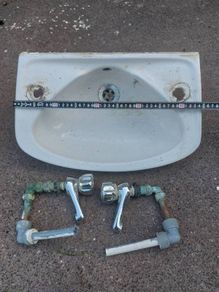 sink and 2 taps