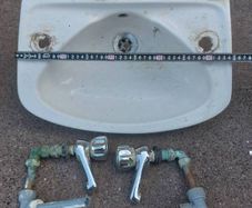 sink and 2 taps