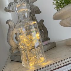 ShabbyChic Vintage Bottle lit up