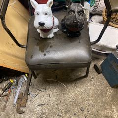 2 Scottish terrier cookie jars one ear missing