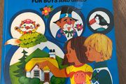 Vintage book a big playbook for boys and girls