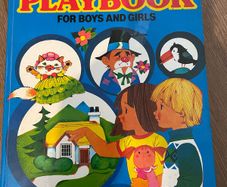 Vintage book a big playbook for boys and girls