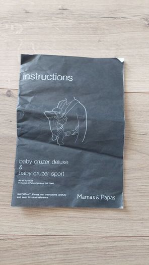 Mamas and Papas baby carrier