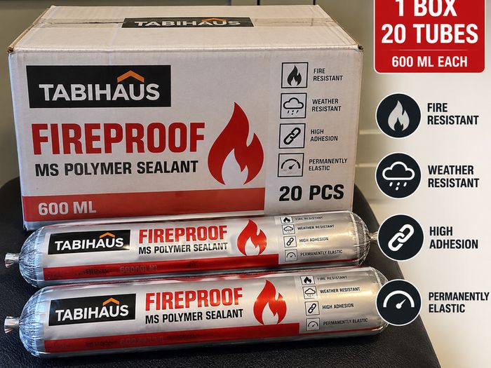 Tabihaus Fireproof MS Polymer Sealant - Box of 20