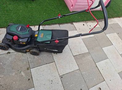petrol lawnmower