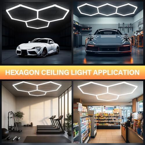 LED Hexagon Garage Light