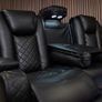 Ashbyrne Electric Leather Recliner Sofa Set + Cooling Cupholders Image 5
