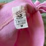 Kids Pink Ruffle Bonnet Style Hat Image 3