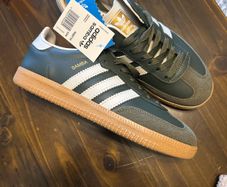 Adidas Sambas Green Dupes Size 6 New