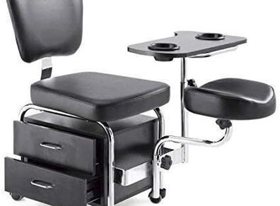 manicure pedicure nail station beauty chair stool table