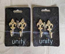 Tie Back Hooks - Fleur De Lys