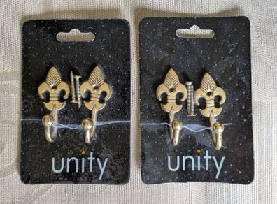 Tie Back Hooks - Fleur De Lys