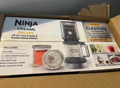 Ninja Creami Deluxe 10-in-1 Ice Cream and Frozen Drink Maker
