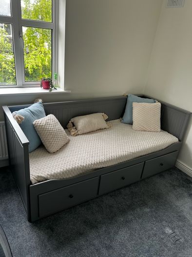 IKEA Hemnes Day Bed + 2 Mattresses - Sofa Bed