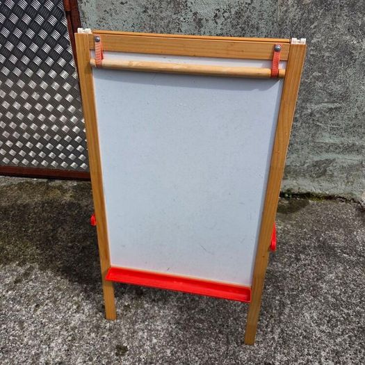 Chalk and whiteboard