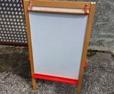 Chalk and whiteboard