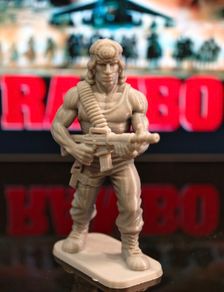 3D Printed Rambo Figurine