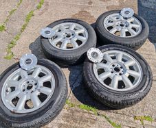 mini one 4 aluminum wheels with tires