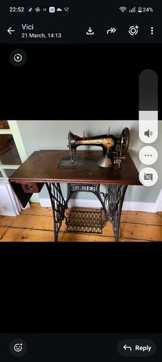 Singer sewing machine