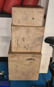3 x Wooden Plyometric Jump Boxes / Plyo Boxes