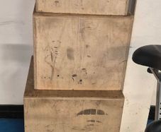 3 x Wooden Plyometric Jump Boxes / Plyo Boxes