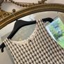 Mango MNG black and cream sleeveless knit cotton blend dress / a-line dress size M Image 3