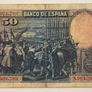 Spain 50 Pesetas 1928 Banknote Image 2