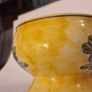 Vibrant Hand-Painted Ceramic Cafe au Lait Pinch Bowl. Image 9