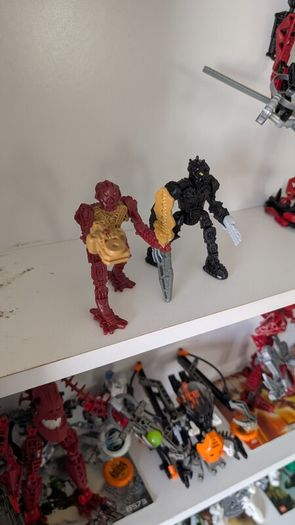 Bionicle Jaller and nuparu McDonald's toys