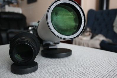 Tecnosky 70mm refractor and 0.8X flattener/reducer.