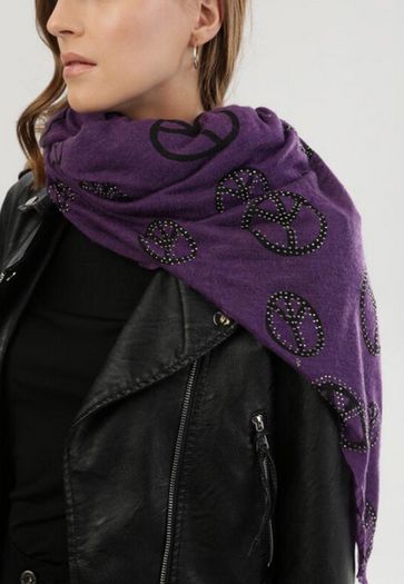 Lovely Long Violet Scarf - lovely gift